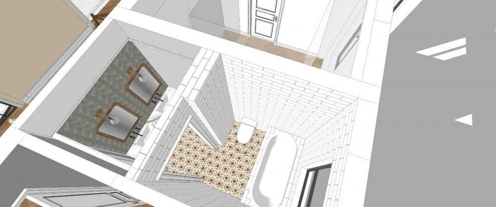 上海本墨设计丨平层丨70W打造218㎡超优雅美式乡村风大宅-82