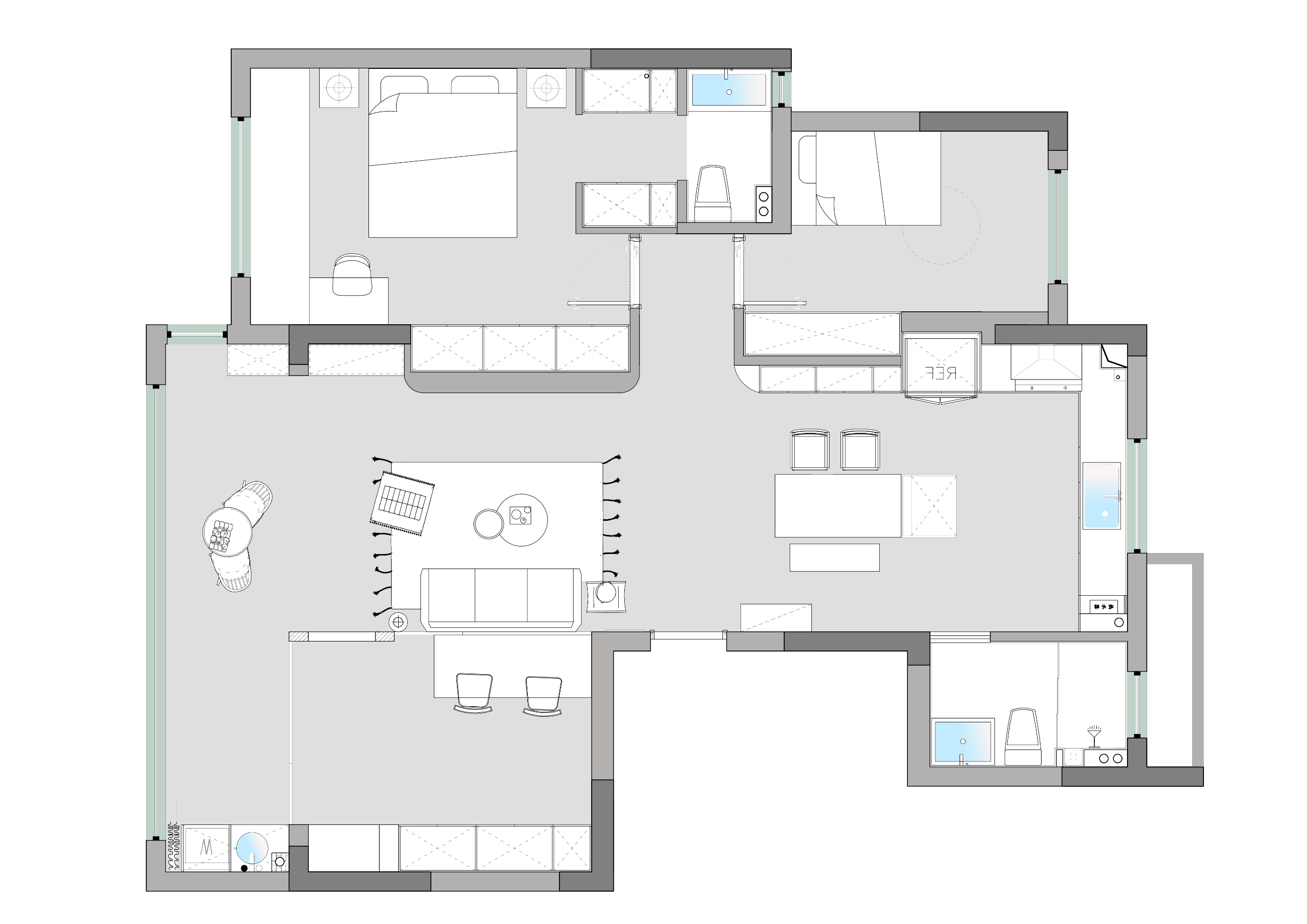奶油轻复古 杂货铺般的丰富空间丨中国芜湖丨研己设计-53