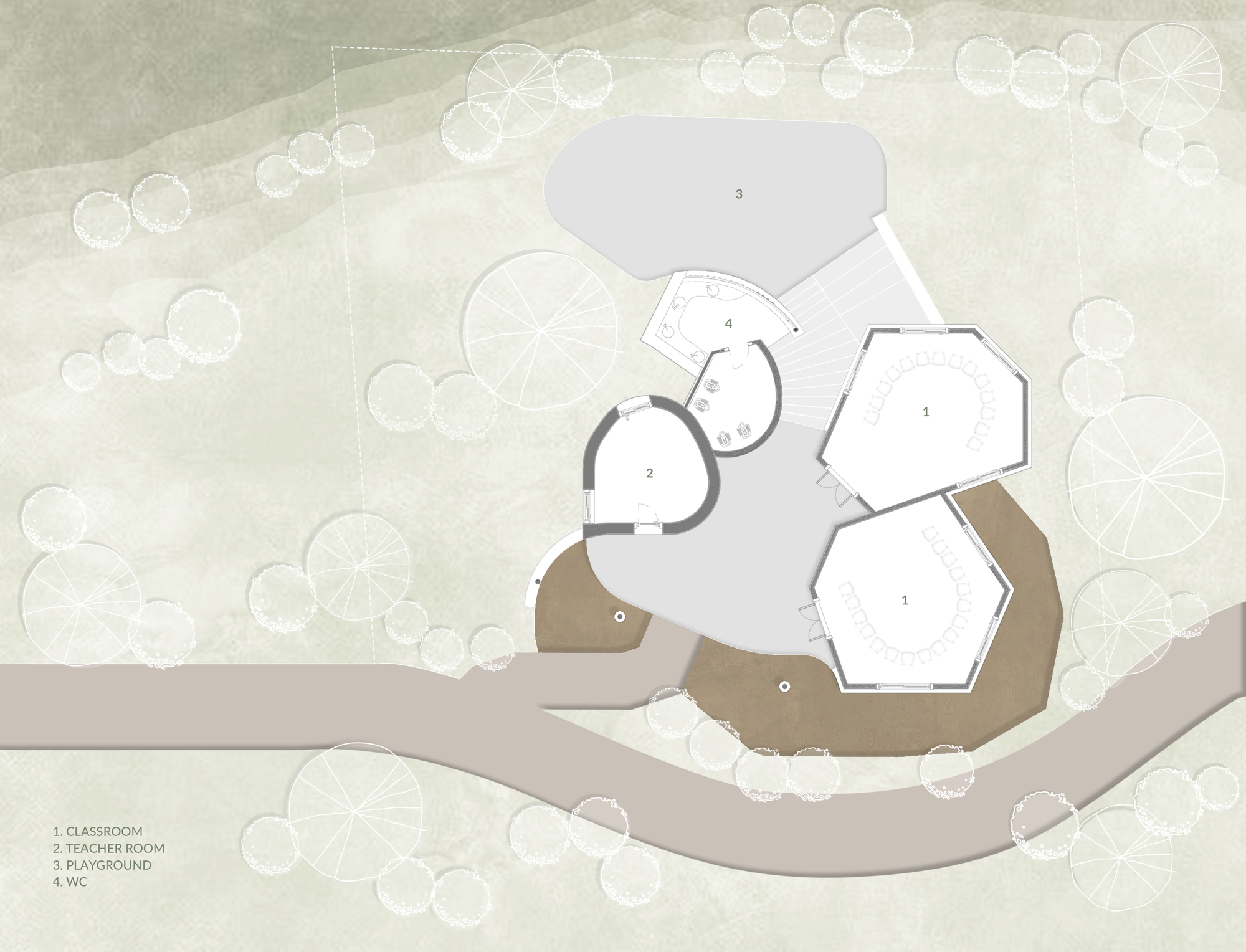 乡村幼儿园建筑丨1+1>2 Architects-7