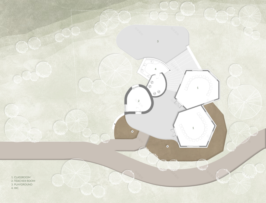 乡村幼儿园建筑丨1+1>2 Architects-7