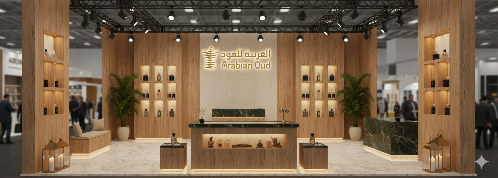 AI Arabian Oud Concept trade show , exhibition , booth-8
