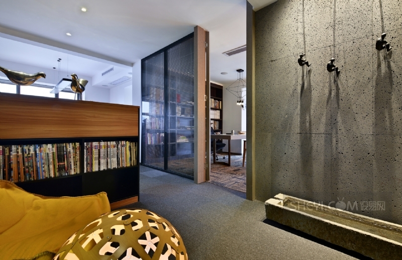 广电兰亭珑府四居室简约风格装修设计-9