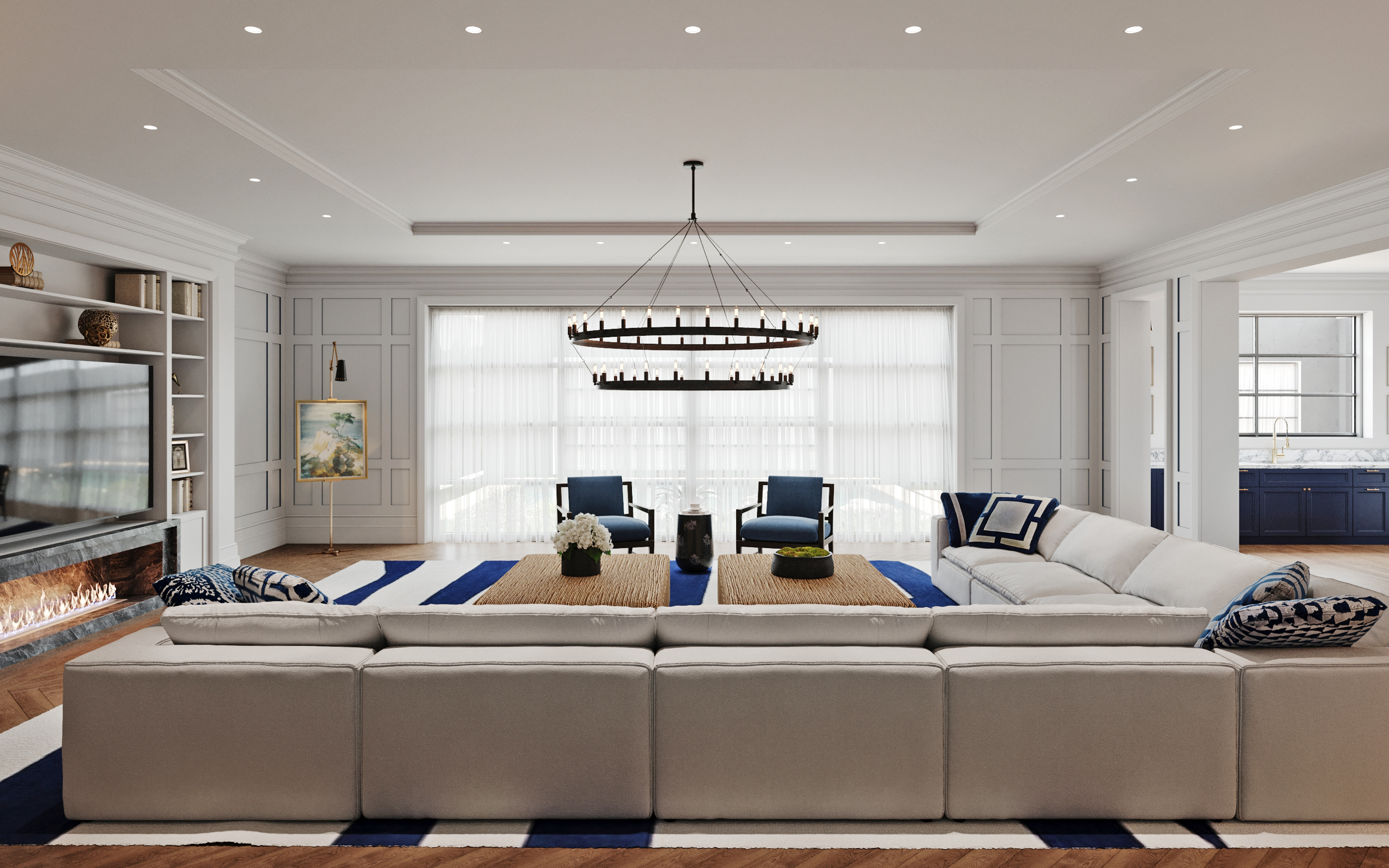 别墅 2 大房间和厨房丨沙特阿拉伯利雅得-1