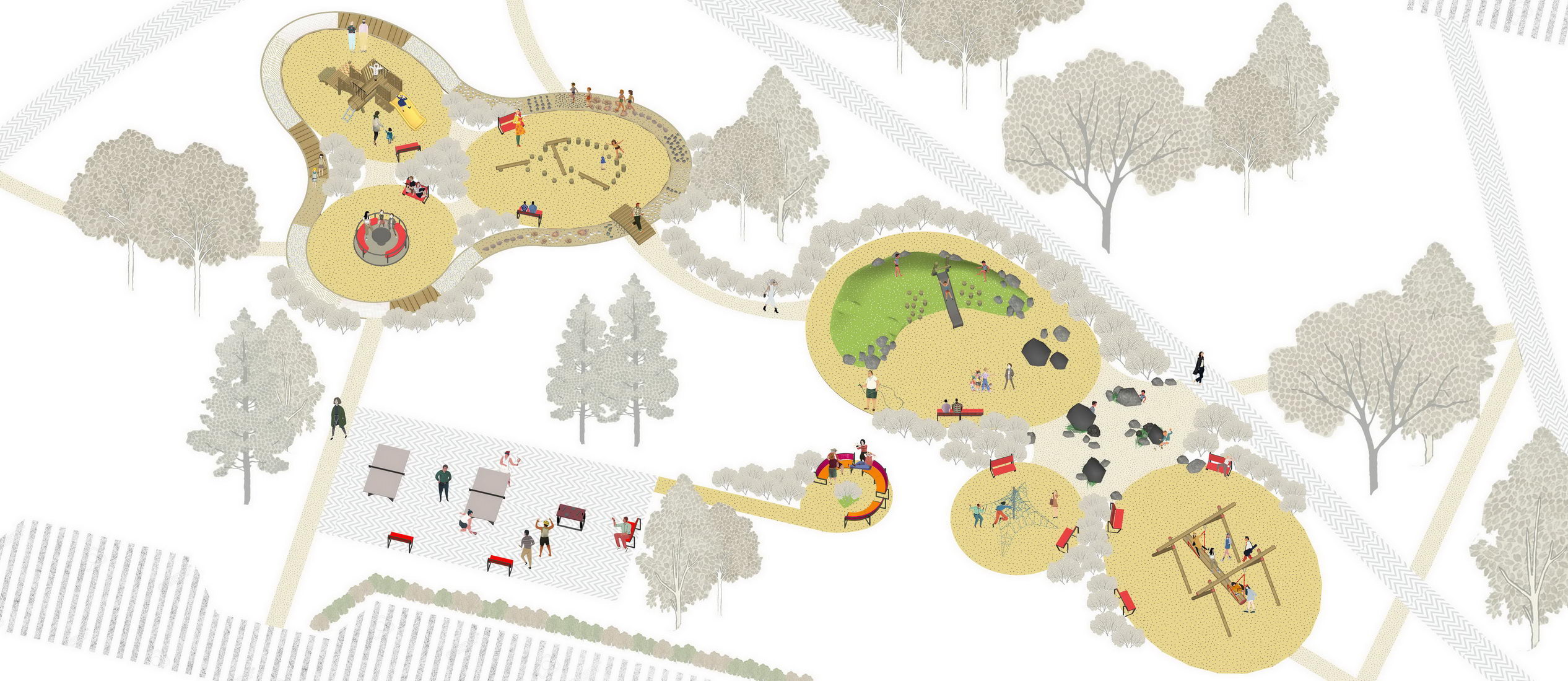 纳别列日内耶切尔内市住宅庭院改造项目丨俄罗斯丨“友谊”工作室,“项目组8”等-24