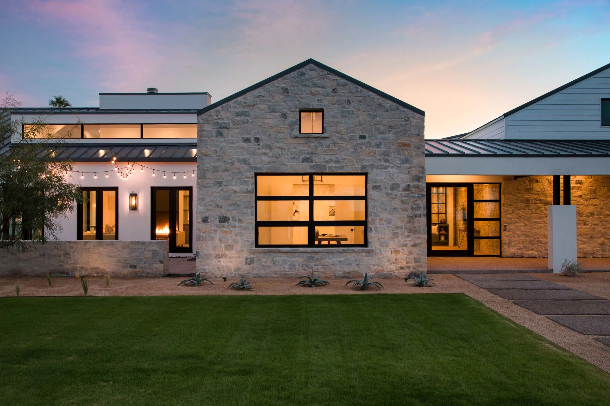 现代农舍的室内外融合之美-36