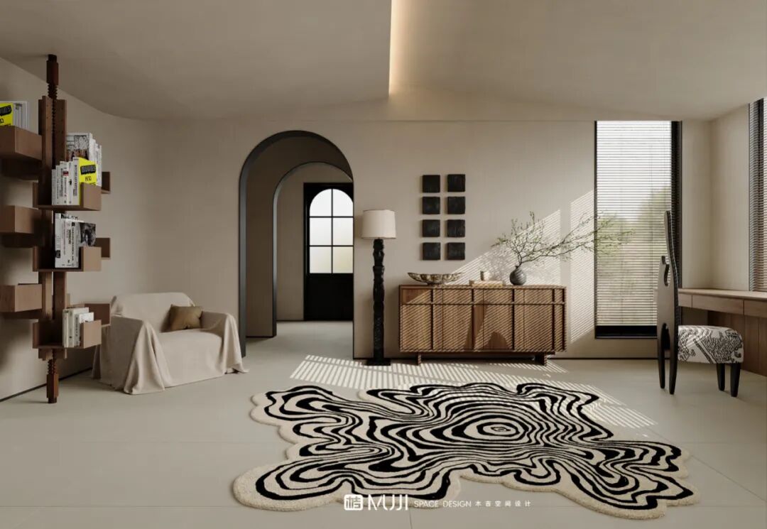 木吉新作｜在四层侘寂别墅中，寻找时光沉淀的诗意栖居-96