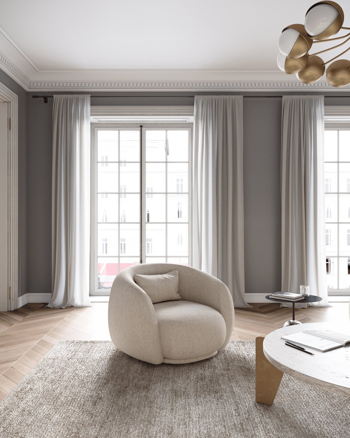 比利时工作室设计 | 红色砖块打造自然氛围-4