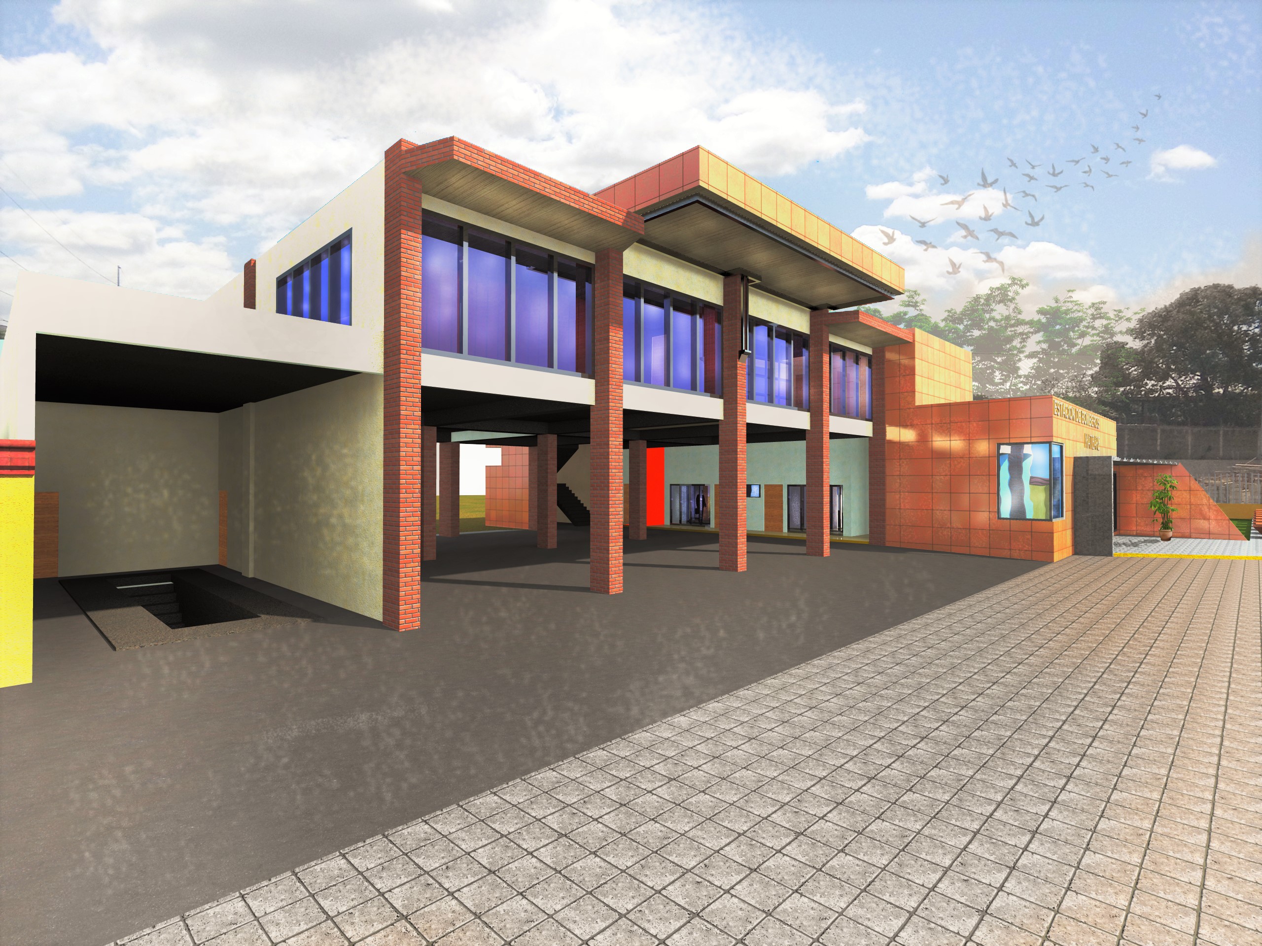 Mateare 消防站 | 现代简约的消防安全空间-0