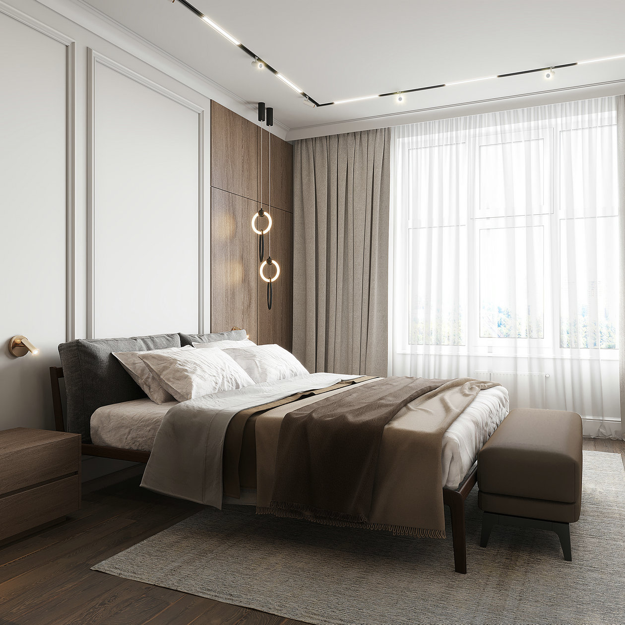 乌克兰基辅浅色系公寓设计-10