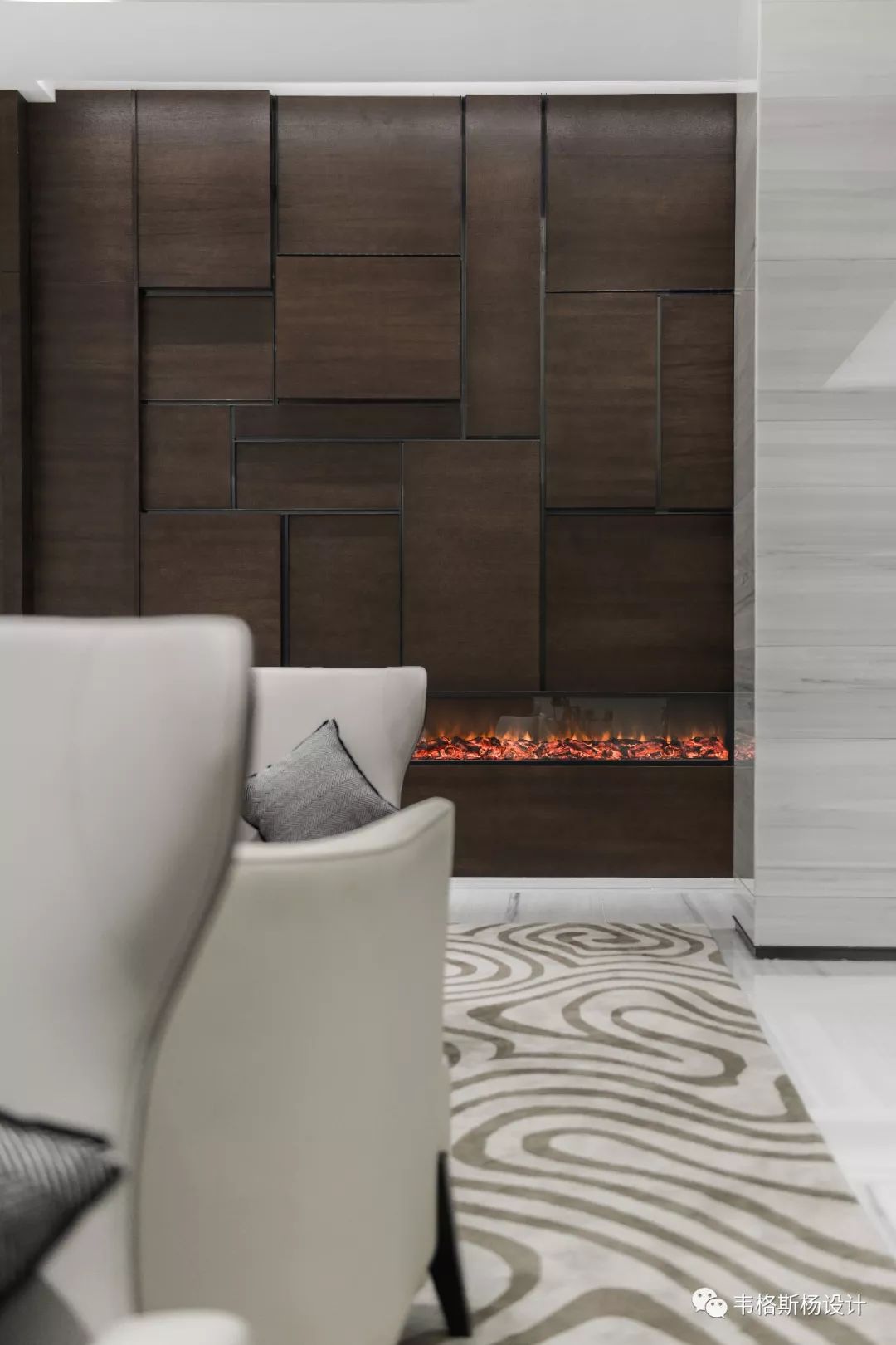 蓝郡公馆销售中心 | 简约纯粹,展现空间张力-20