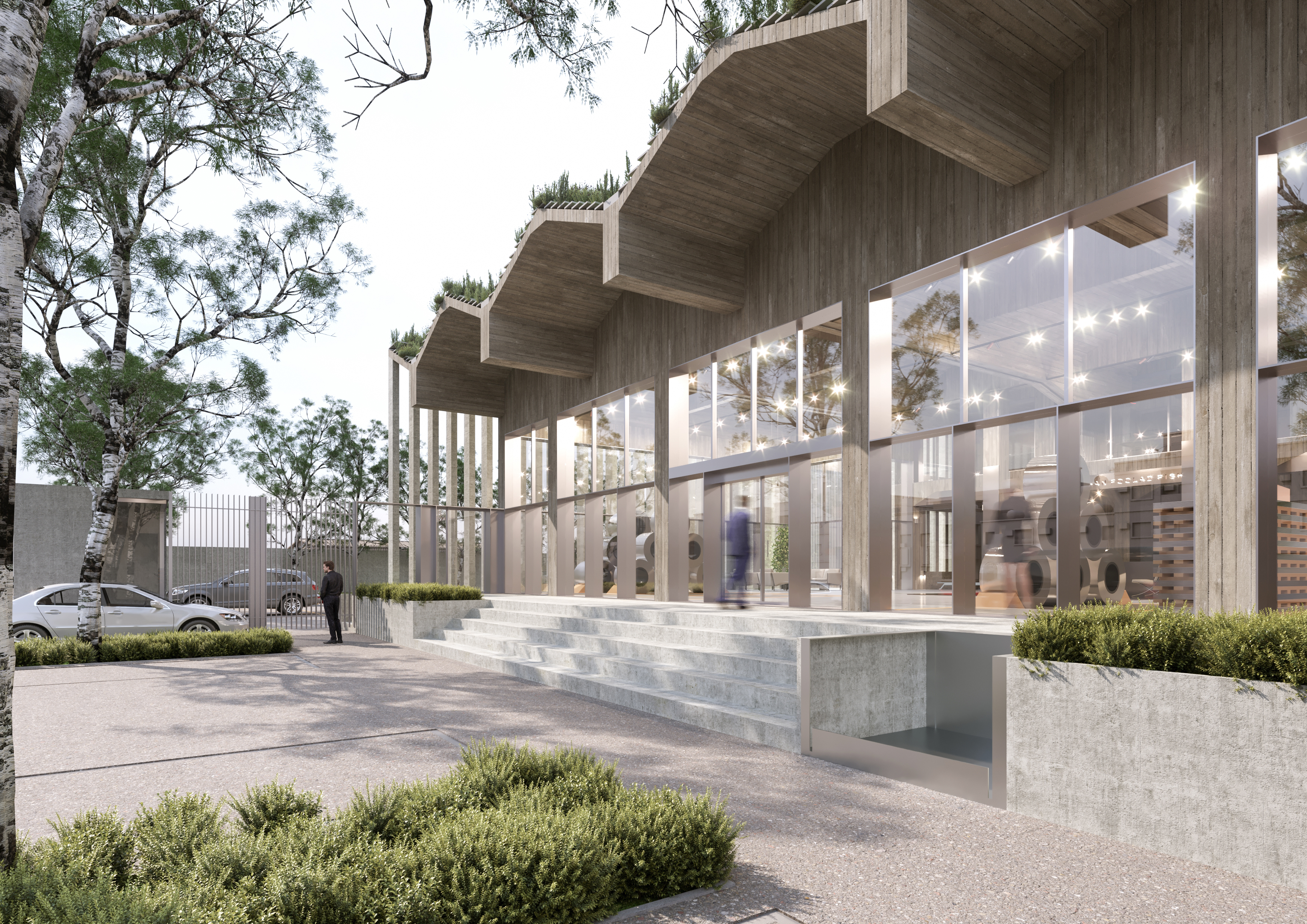 瑞士 50 年历史仓库重塑丨Ashrafi & Zad Design-11