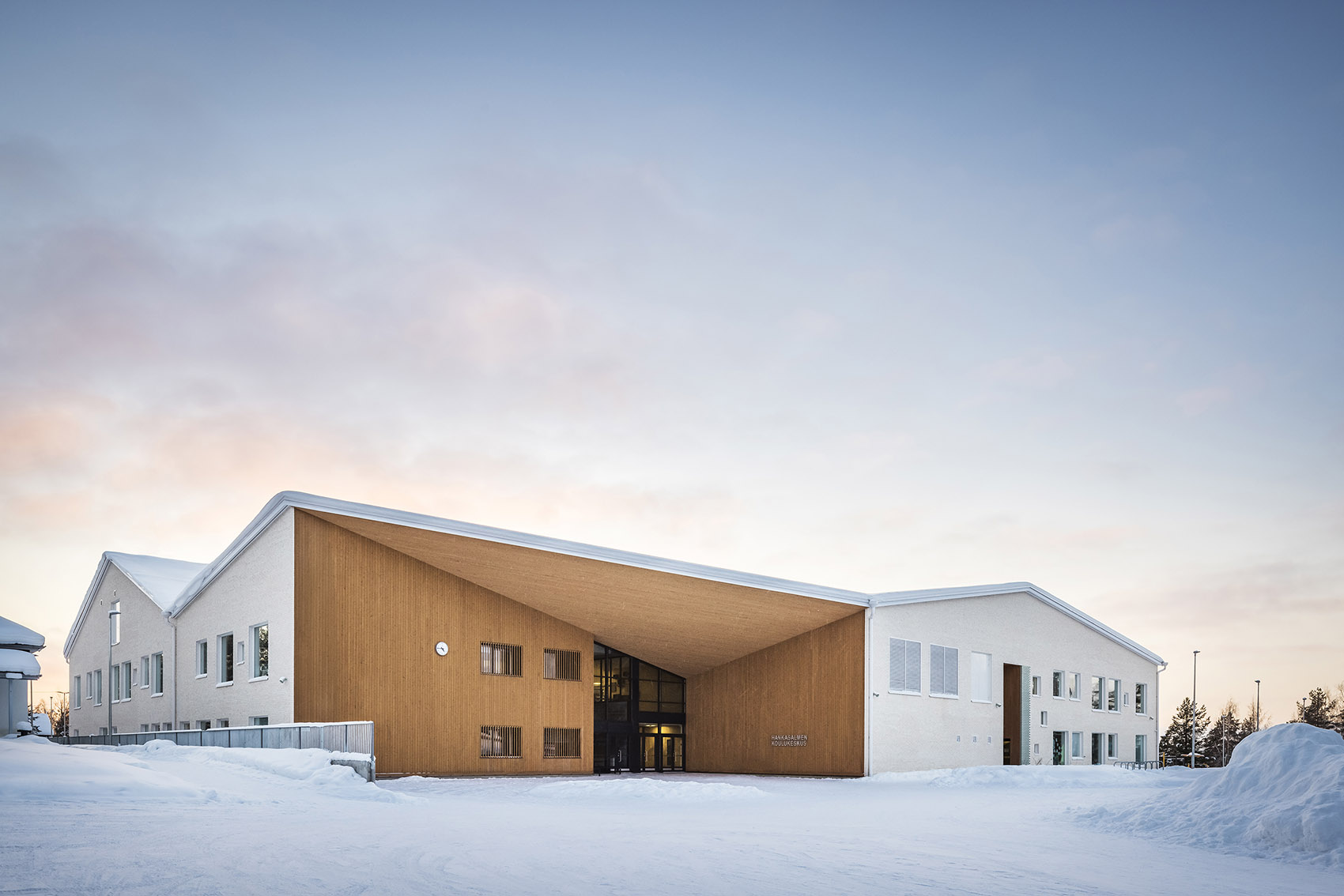 Hankasalmi 学校中心丨芬兰丨Parviainen Architects-5