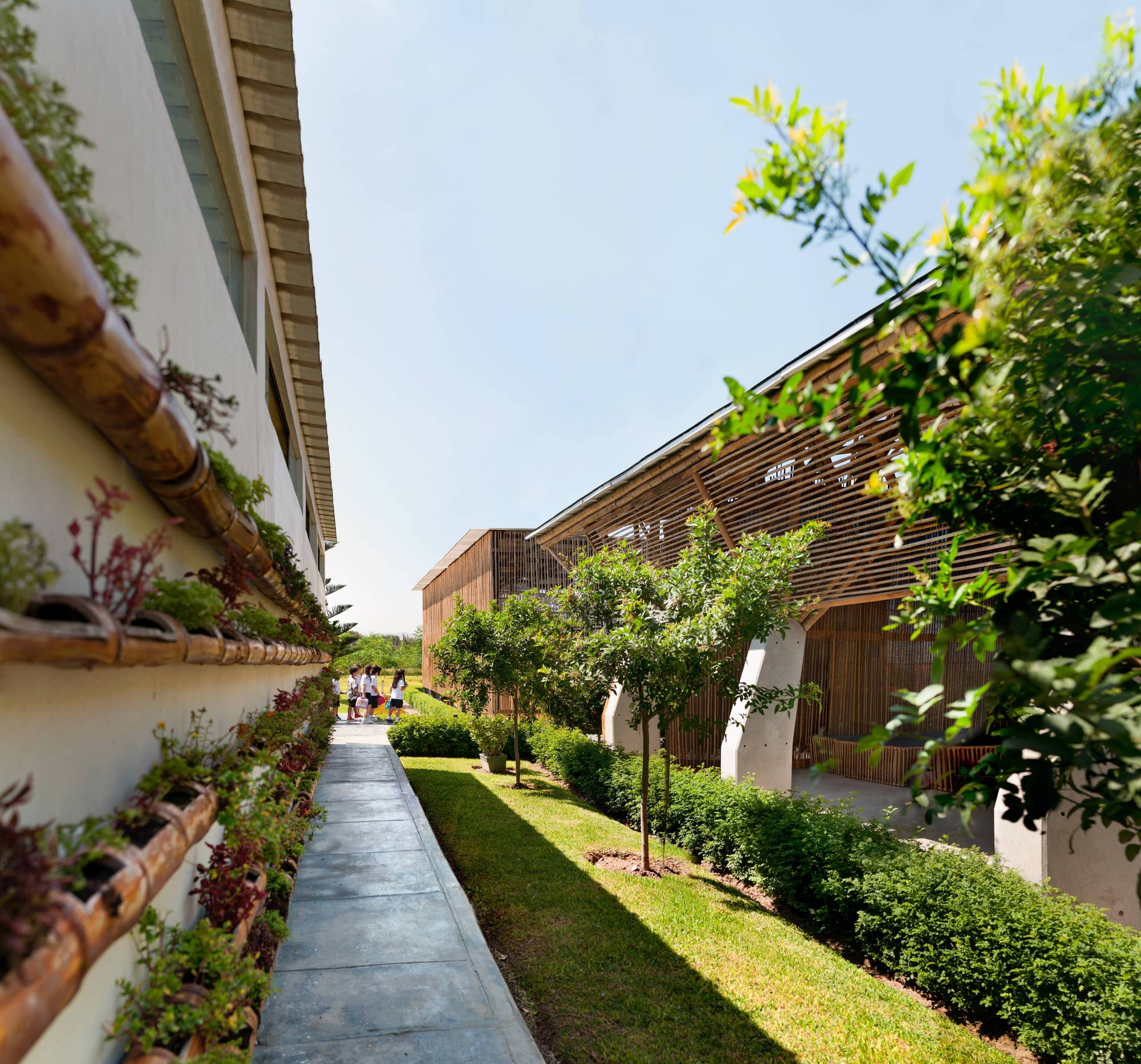Bamboo Auditorium / Instituto de Vivienda, Urbanismo y Construcción de la USMP-30