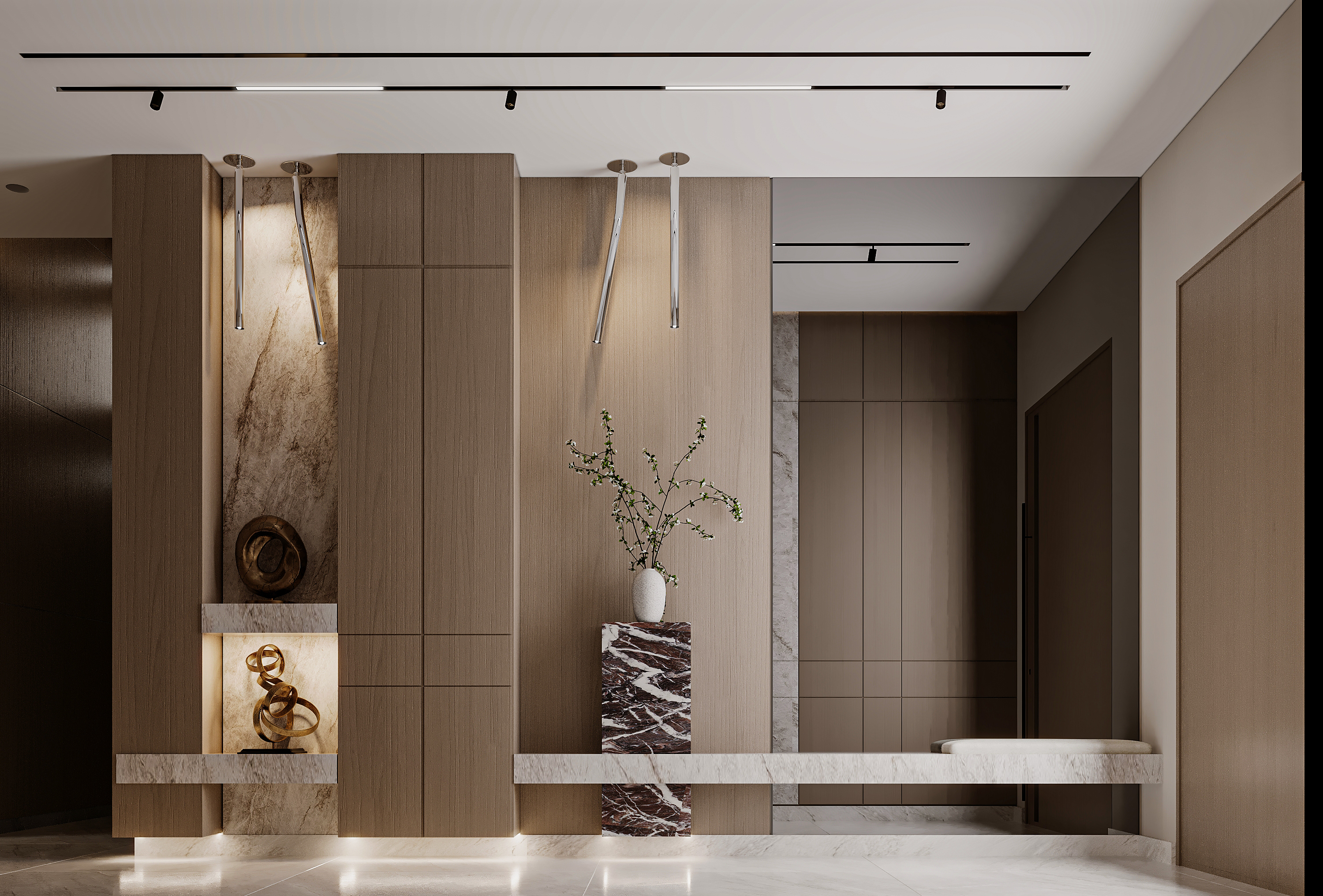 大厅室内设计丨KT_DESIGN STUDIO-31