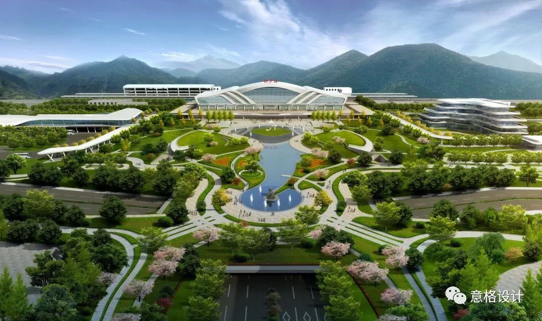 【意格作品】杭黄铁路桐庐站站前广场——景观引领多专业整合范例-21
