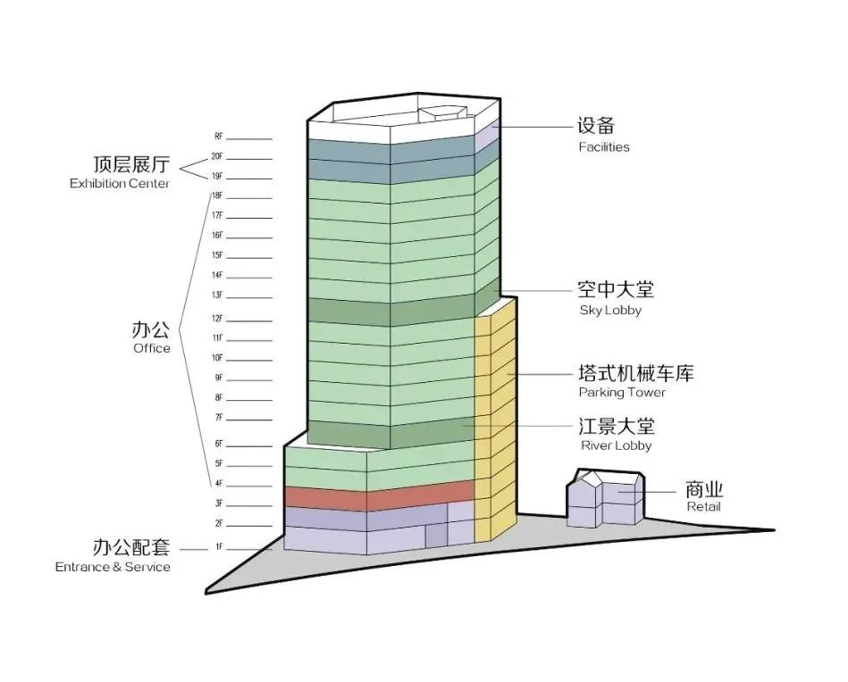 六边钻石 · 鹤鸣广宇大厦丨中国杭州丨零壹城市建筑事务所-17