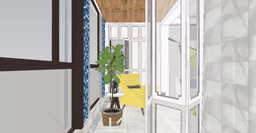 南京新城香悦澜山 124 平米美式田园风设计,温馨雅致-31