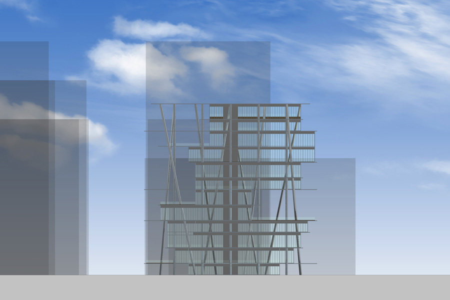 都市浮云 | YDS 建筑事务所打造的中央商业区购物商场设计-23