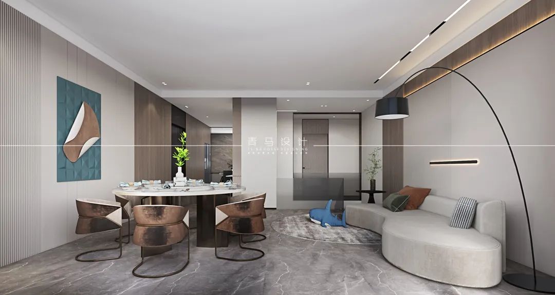 现代简约底跃别墅设计丨青马别墅设计-16