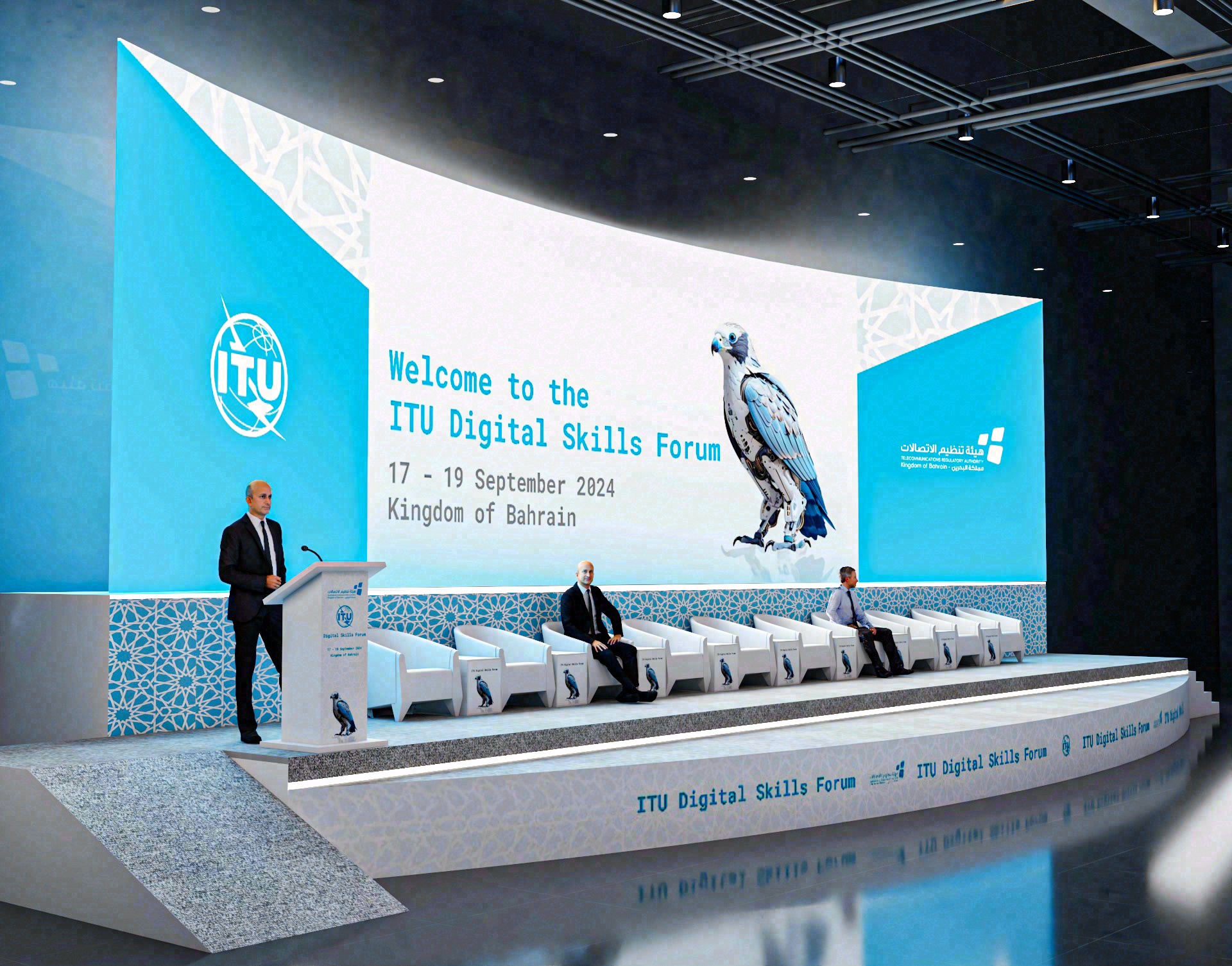 3D Design sign & stage-3