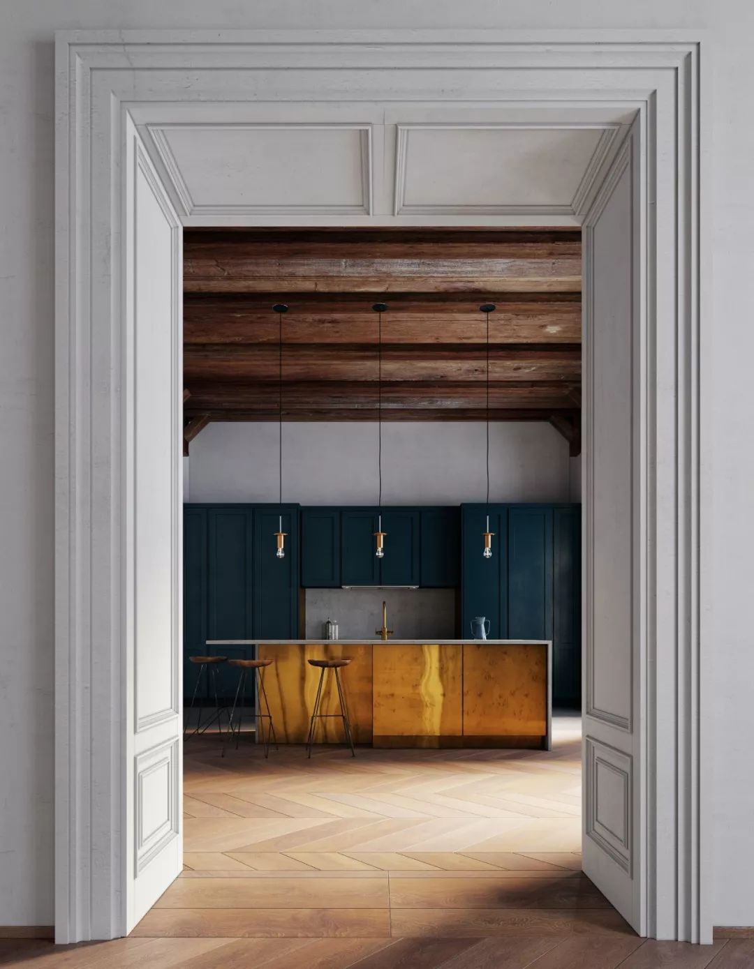 木梁 拱窗，老房子这样设计更有腔调！-23