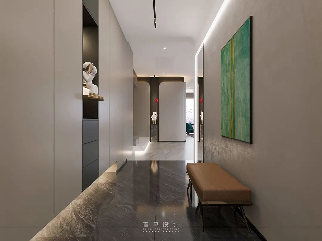 御河上院·268㎡现代上叠丨青马别墅空间设计-43