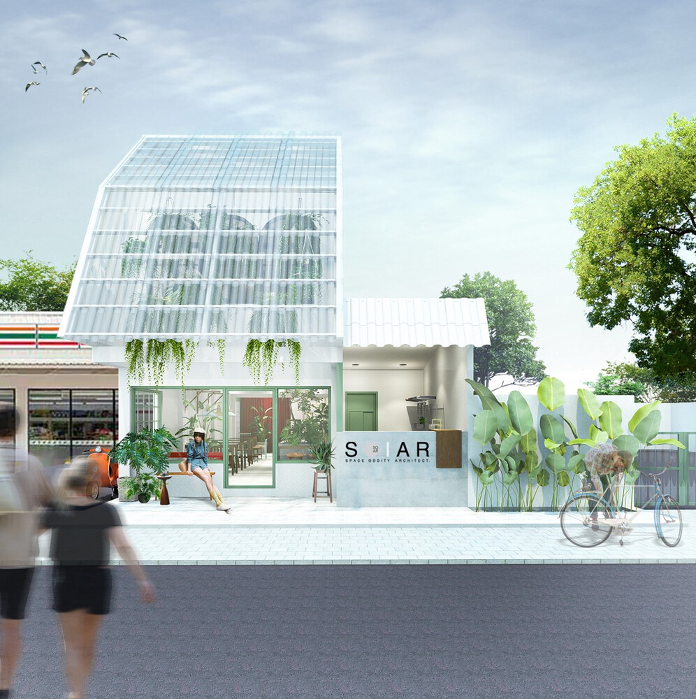 复古与自然共融的泰国 Too Can Cafe丨泰国曼谷丨SOAR（space oddity architect）-29