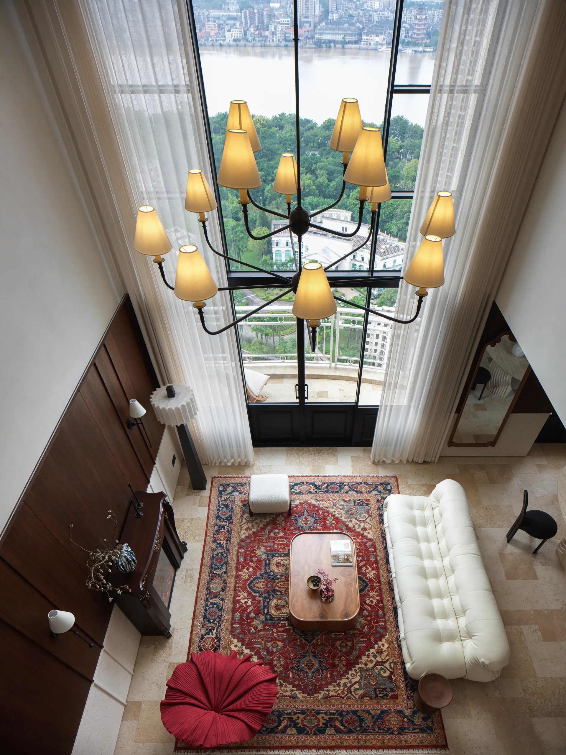 四口之家的280m²顶层江景复式 · LICO力高设计-7