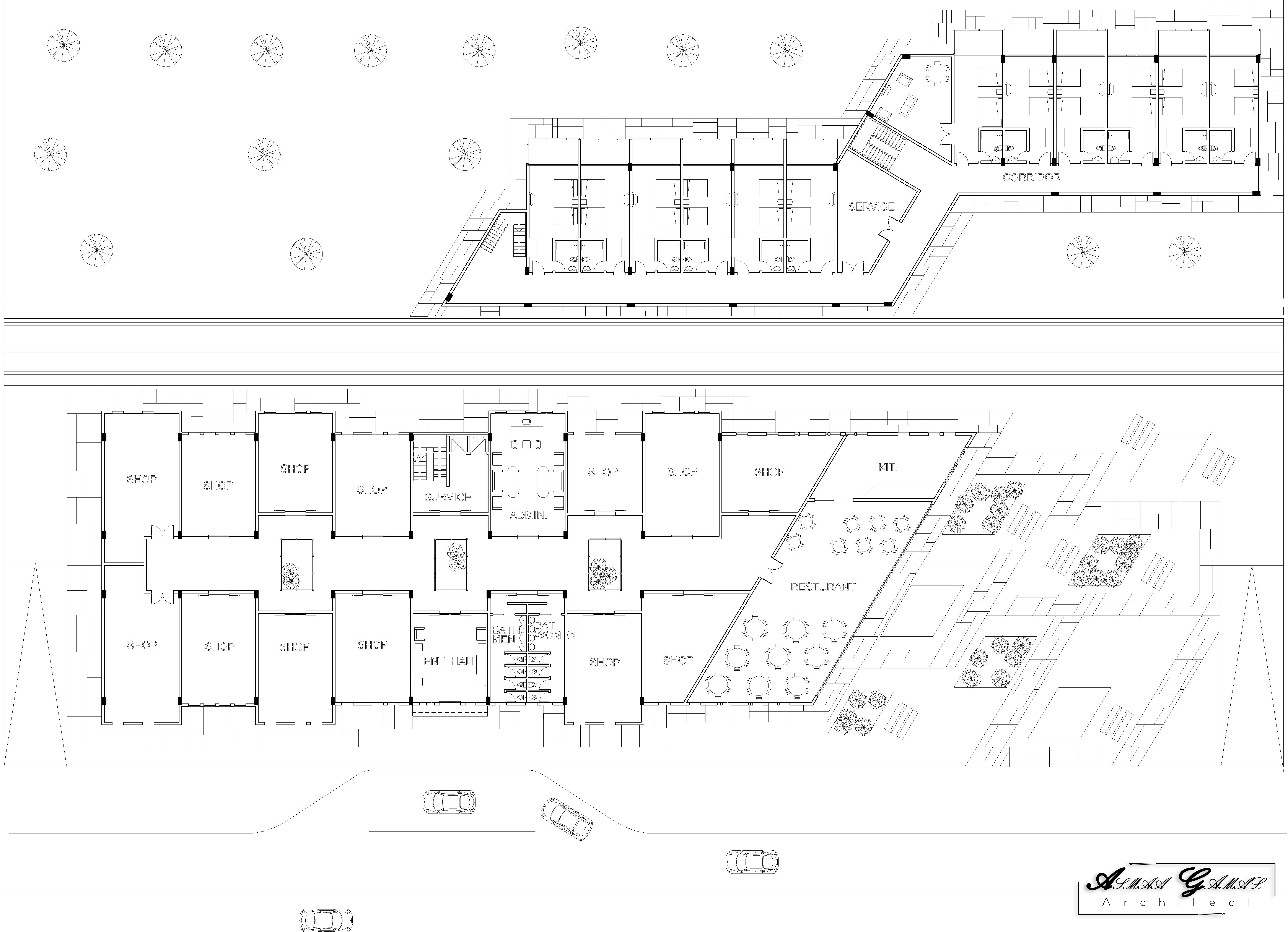 Mall and Motel 项目丨开罗大学工程学院建筑系-8