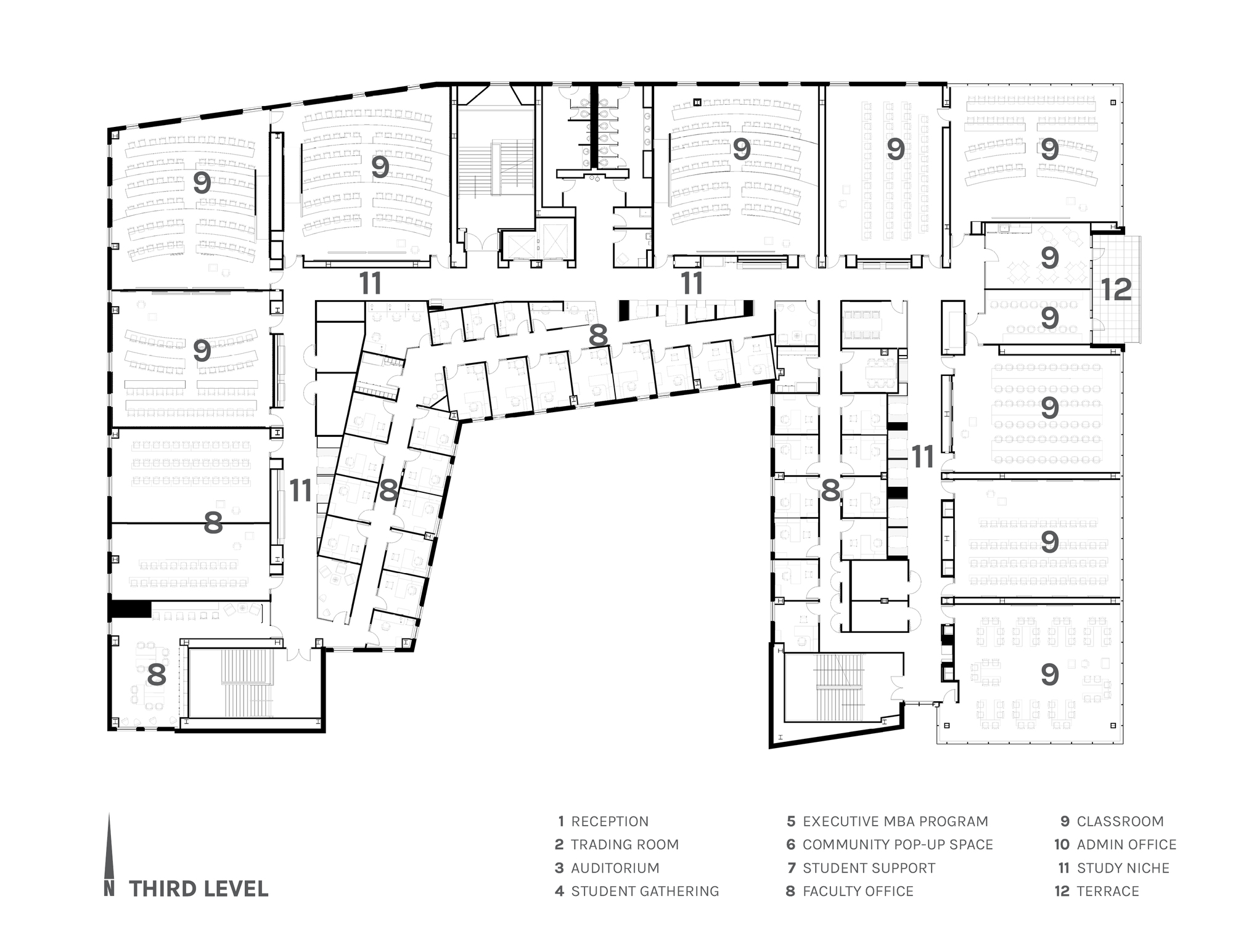 Wayne State University Mike Ilitch School of Business / SmithGroup-36