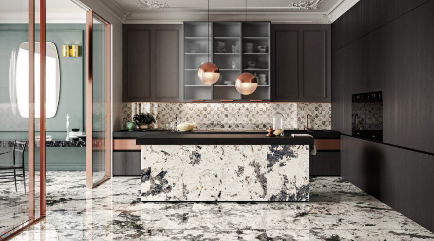 仿大理石瓷砖设计丨Ceramiche Piemme-5