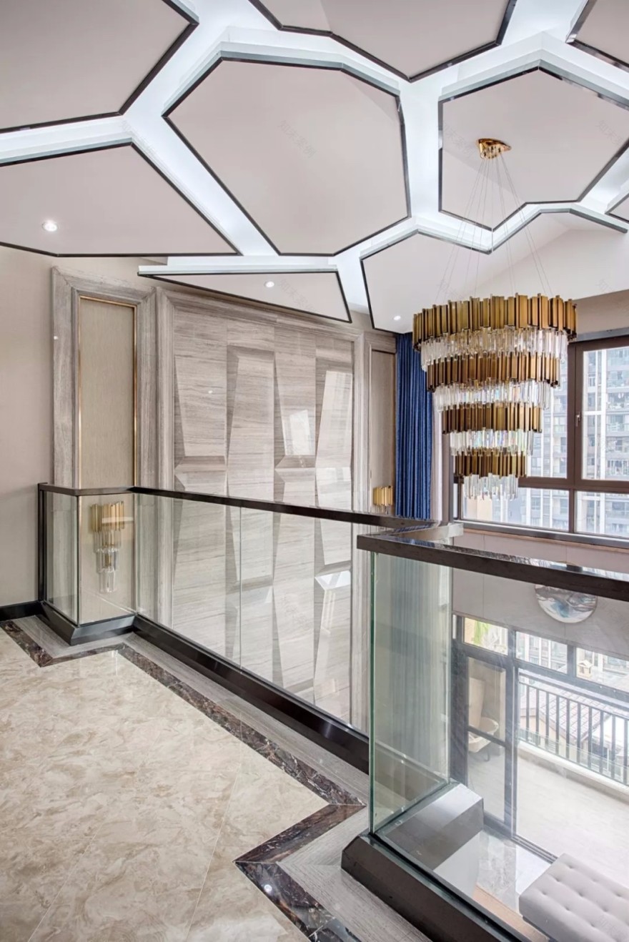 融·质感生活——280㎡首创德尔菲谷7米挑高别墅 唐卡装饰-27