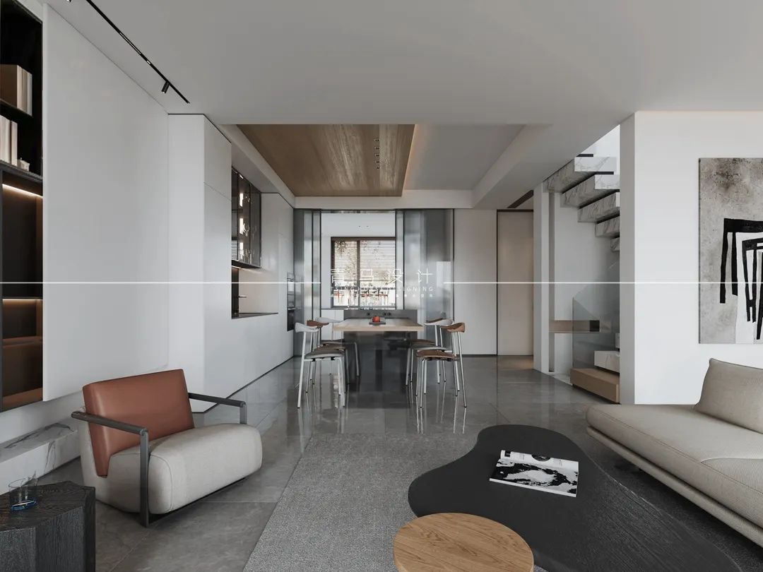 北欧生活,龙湖天钜下叠别墅的诗意家园丨中国西安丨青马别墅设计-10