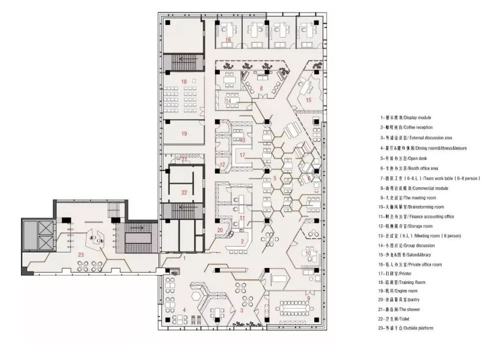 天津某生物制药公司总部办公空间设计丨中国天津丨manas design-22
