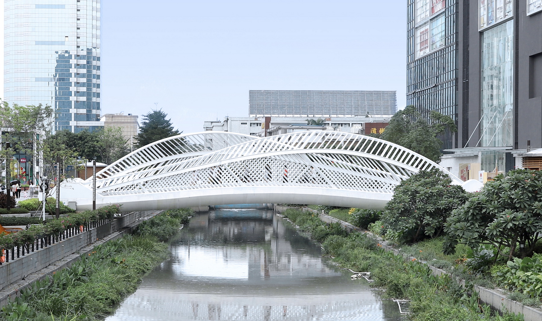  黑白灰建筑空间摄影丨基盛万科中央公园-虹之桥 摄影作品 丨中国广东-1