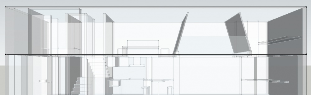层高 4.2 米的“枫景华庭”两口之家设计-4