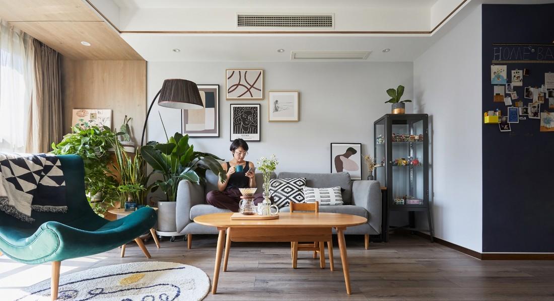 北京通州 90 平米现代轻奢三室一厅,设计巧妙利用空间-10