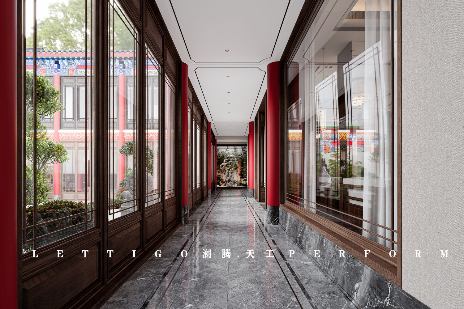 融合东方美学的雅致，属于中式古朴风的典雅私人会所-2