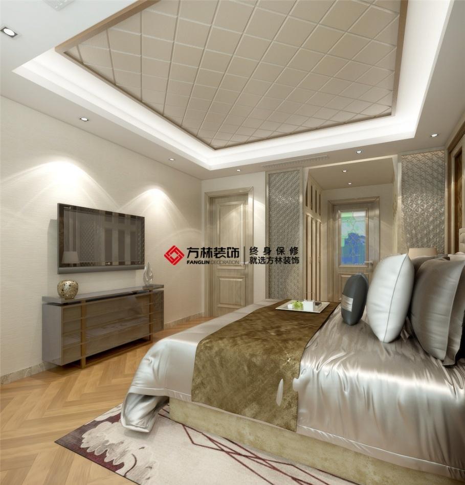 美的城四期 140 平港式风格装修设计,演绎轻奢生活美学-8