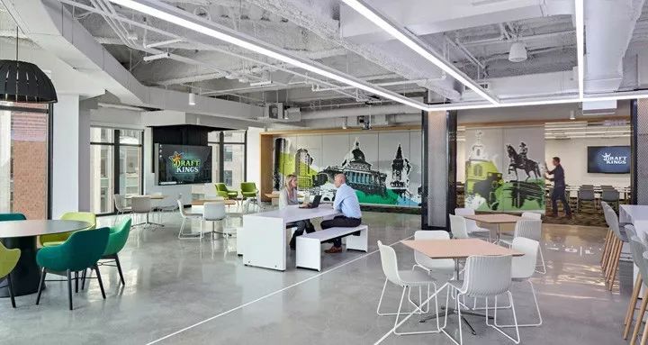 波士顿 DraftKings 梦幻体育博彩总部,活力四溢的现代办公空间-23