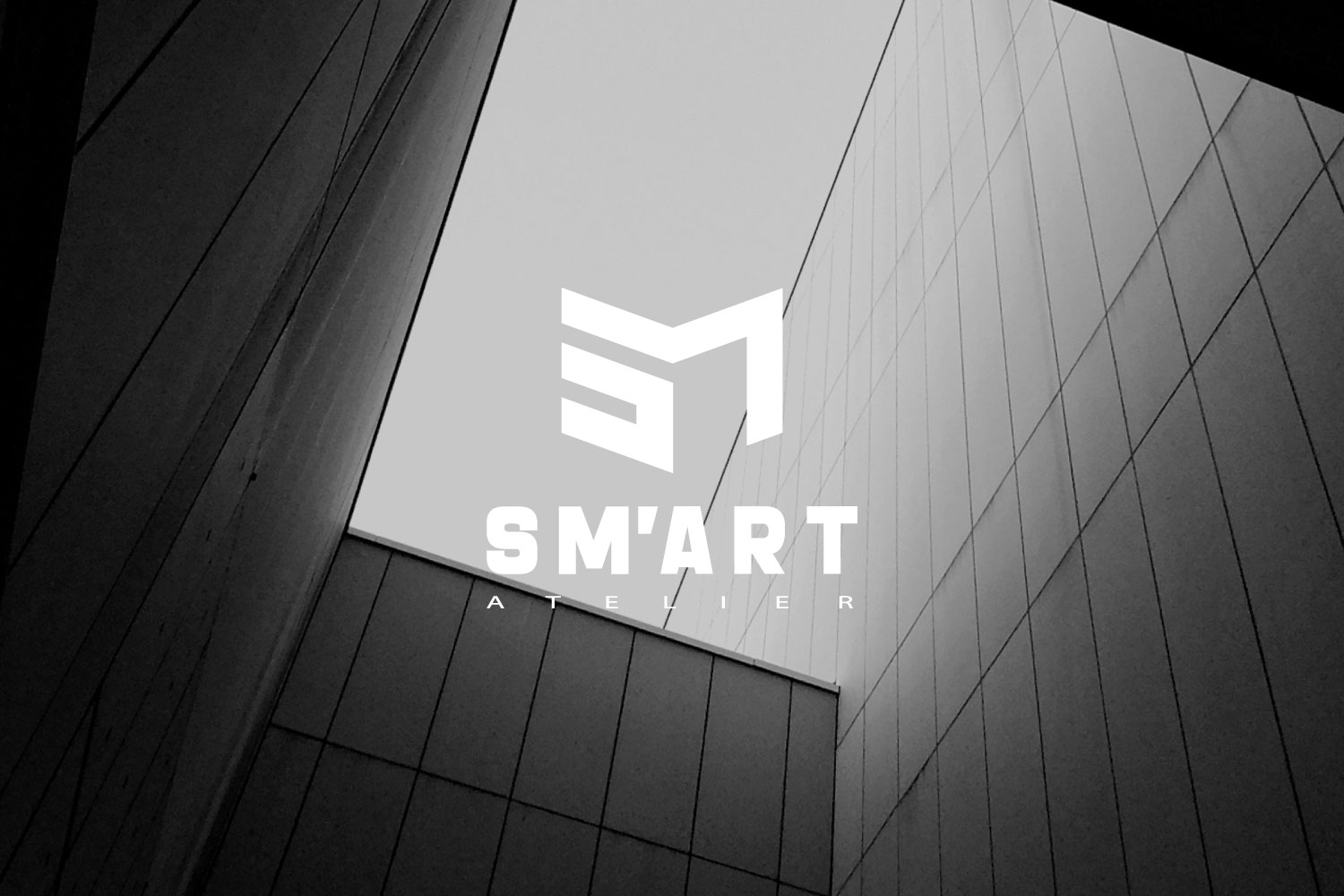SM'ART ATELIER (Architecture) - logo visual identity-0
