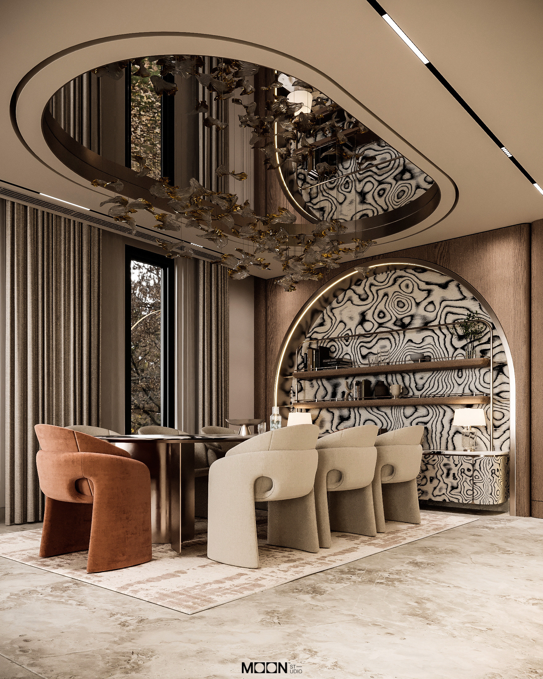 Villa Reception（米维达别墅接待处）丨Moon Studio-10