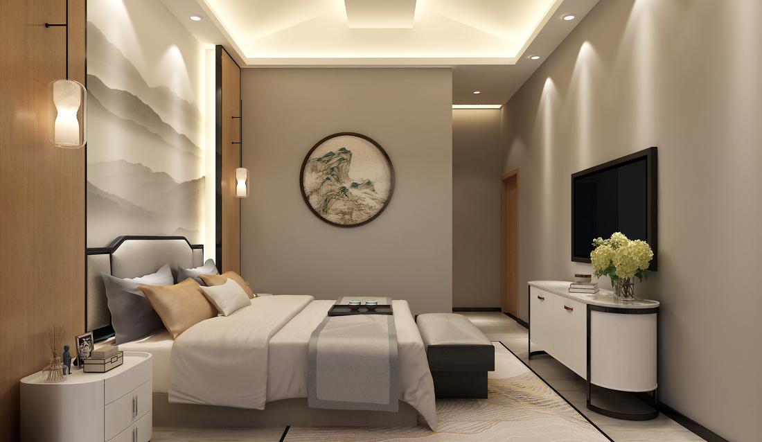 彭下欢设计·蒋先生新中式(御景庄园)-32