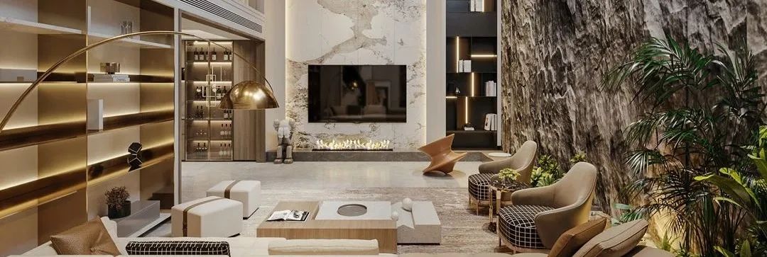 荣德荣泽公馆现代复式雅居设计丨张骞-93