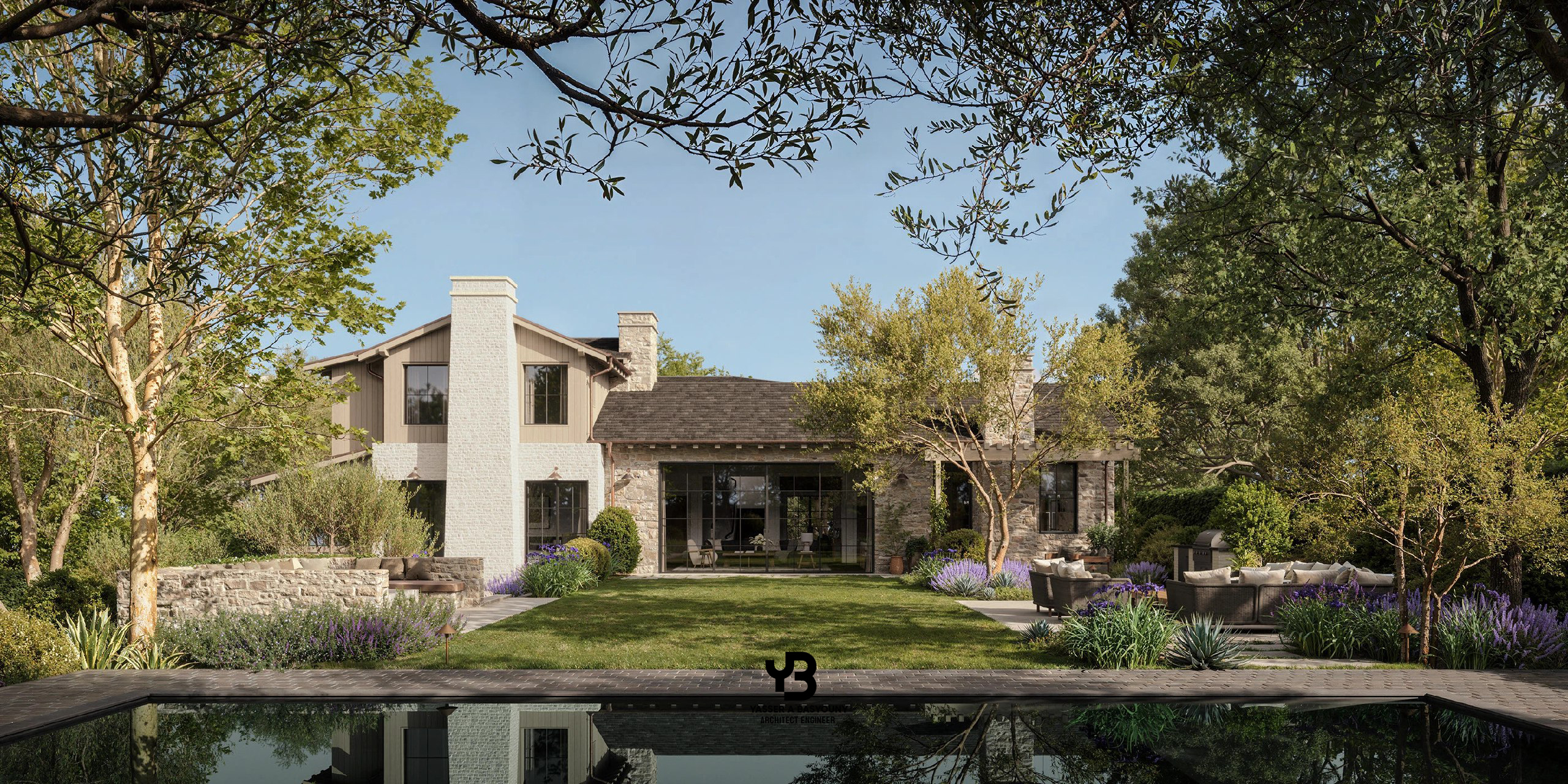 Modern Farmhouse villa-6