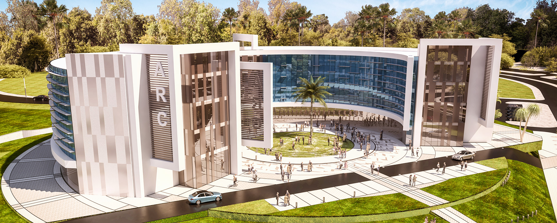 弧状办公大楼丨埃及开罗丨Mimar Egypt-17