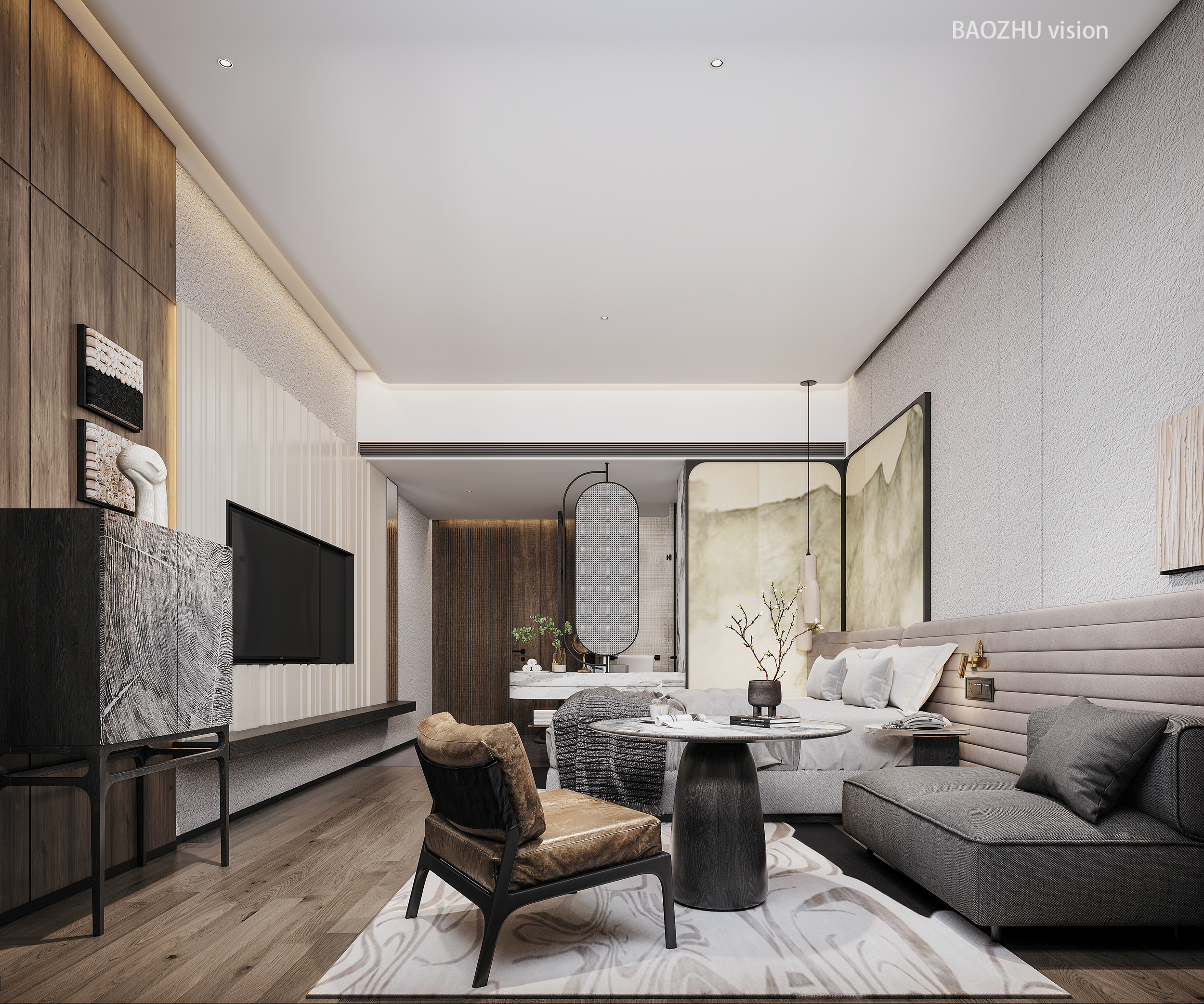 温德姆酒店客房-1