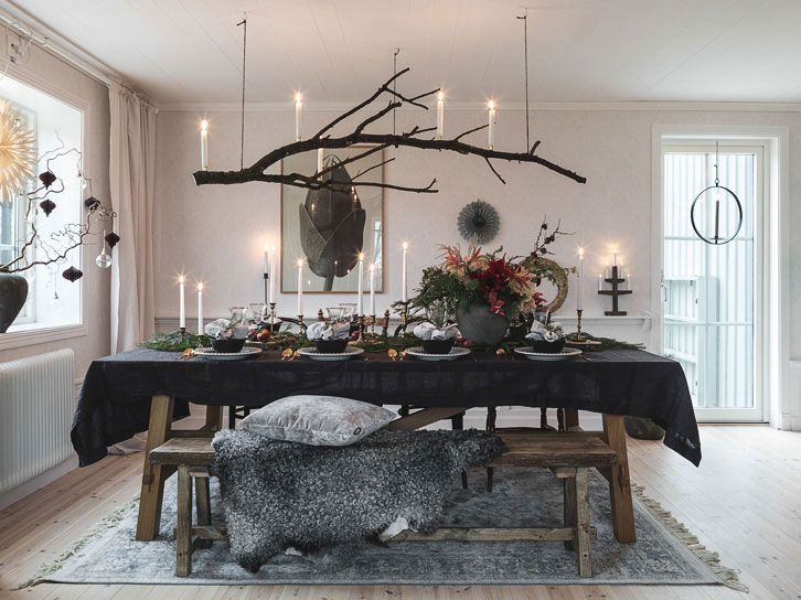 温馨瑞典小屋，Carina Olander 的冬季美学-10