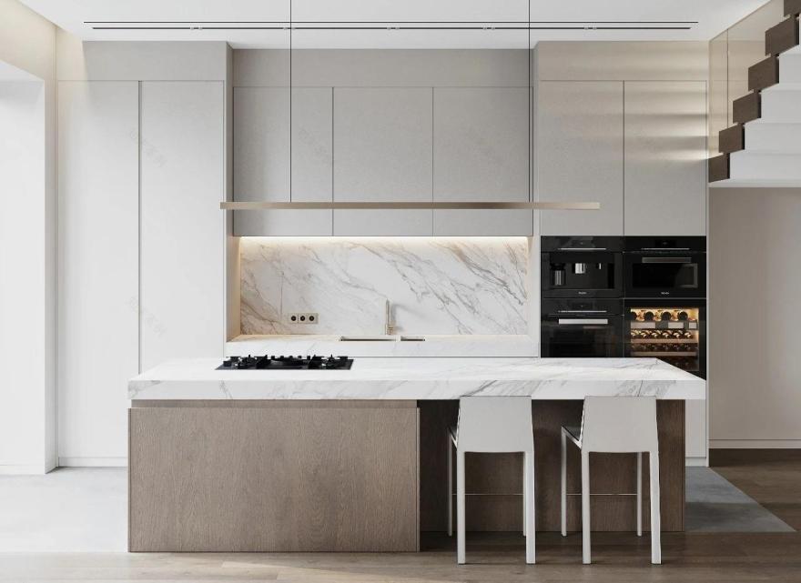 极简主义住宅空间设计丨乌克兰丨Anastasiya Zhigir-14