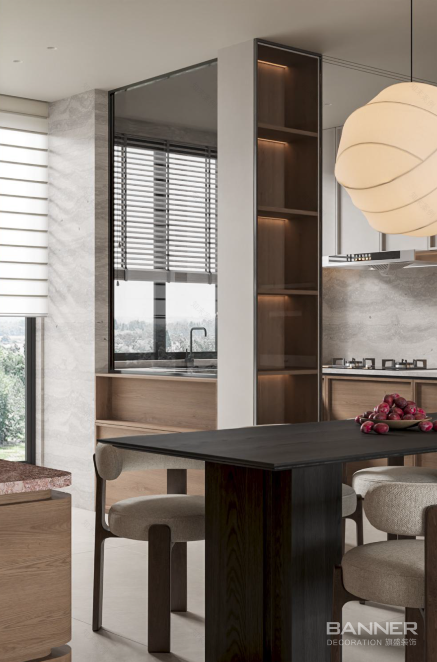 段峰 公园时光 230㎡中古风丨旗盛装饰-28